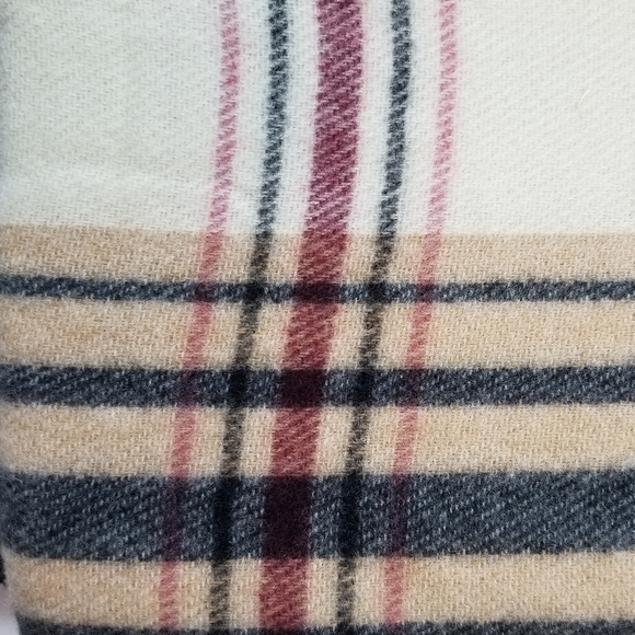 ♨️RESTOCKED ROSE PLAID Wrap Pashmina Poncho BNWT - Picture 6 of 8